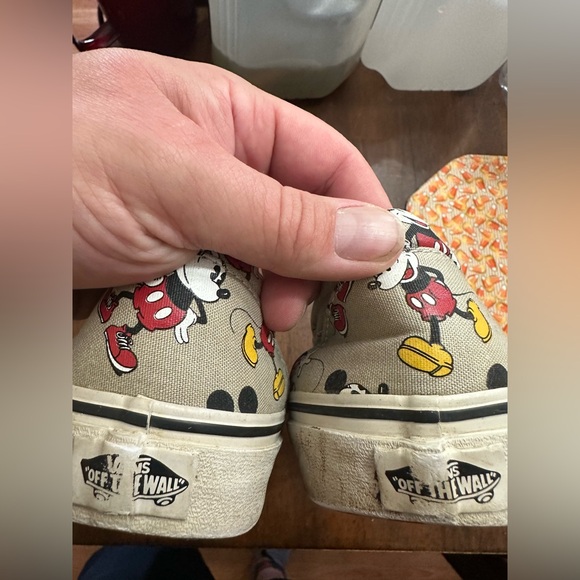 Vans limited edition Disney  Mickey Mouse slip ons main image 5